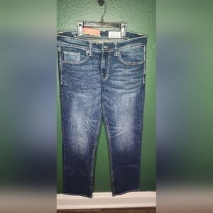 Classic Blue Denim Bootcut Jeans Axel